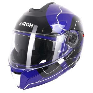 Airoh Specktre Groove Motorcycle Helmet – Blue Airoh Specktre Groove Motorcycle Helmet Blue 3