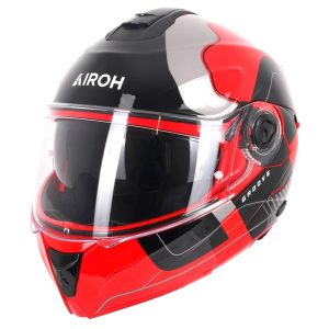 Airoh Specktre Groove Motorcycle Helmet – Red Airoh Specktre Groove Motorcycle Helmet Red 3