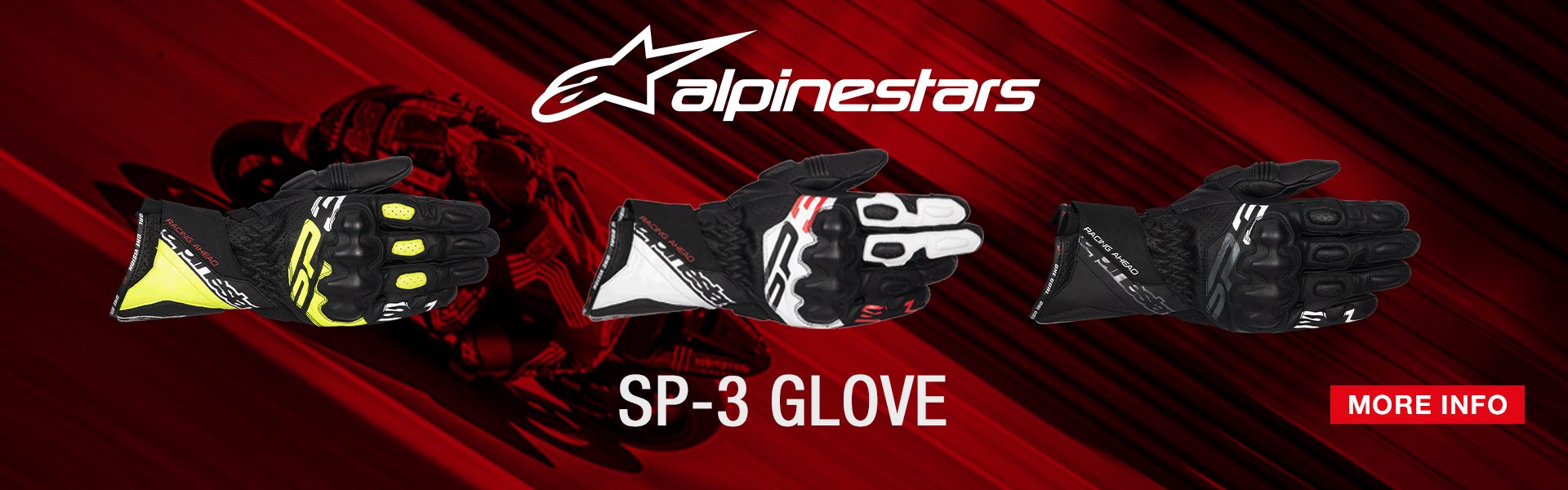 Alpinestars SP-3 Motorcycle Gloves Banner