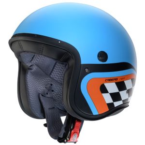 Caberg Freeride X Daytona Motorcycle Helmet – Blue/Black/Orange Caberg Freeride X Daytona Helmet - Blue Black Orange 1