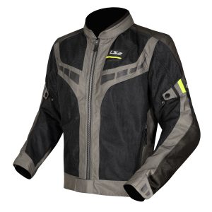 LS2 Garda Air Men’s Motorcycle Jacket – Green/Black/Yellow LS2 Garda Air Mens Motorcycle Jacket 1