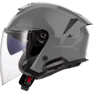 LS2 OF618 Verso ll Plain Motorcycle Helmet Nardo Grey 1