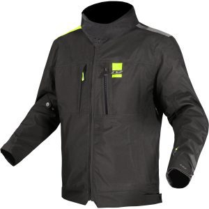 LS2 Titanium Ladies Motorcycle Jacket Black Yellow 1