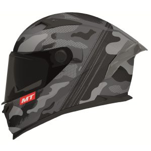 MT Braker Crossover Motorcycle Helmet The MT Braker Crossover Full Face Motorcycle Helmet boats impressive 2024 innovation designed to improve your riding experience. It represents an entry-level model in the sport-touring segment featuring cutting-edge solutions, such as the standout visor attachment system, a housing for the UCS Bluetooth intercom (available separately), and a quick-actuating sun visor. The MT Braker is a next-generation motorbike helmet model designed to meet ECE 22.06 standards from its inception, ensuring the highest level of safety at an affordable price point. It boasts a triple front ventilation system and a removable rear spoiler with an air extraction system to enhance interior airflow. Available in a range of colours to match any riders gear, bike and personal taste! Full Face Motorcycle Helmet Features: Composition: HIRP - High Impact Resistance Polymer. Number of Shell Sizes: 2 (XS to M and L to XXL). Number of EPS Liners: 3 (XS, S, M and L to XXL). Available Sizes: XS to XXL. Weight: 1,600 grams. Visor: High-resistance MT-V-28B visor with MT-QVSS (Quick Visor Swap System). Sun Visor: Single-hand actuation sun visor. Safety: Designed from the ground up to exceed ECE 22.06 regulations. Closure: Micrometric MT-MDTC type with a double-tooth system. Vents: Triple front ventilation system and a rear spoiler with an air extraction system to enhance interior airflow. Removable Interiors: Breathable, removable and washable interior components. MT-NSIC Intercom: Housing for standard UCS intercom. Visor Insert Compatibility: Fogoff FOG010 and Pinlock DKS435 (available separately). Included In The Box: MT Braker motorcycle helmet. Removable rear spoiler. Drawstring helmet bag. All helmets with an outer visor are sold with a clear visor unless stated otherwise.