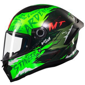 MT Stinger 2 Ardent Motorcycle Helmet – Green MT Stinger 2 Ardent Motorcycle Helmet Green1