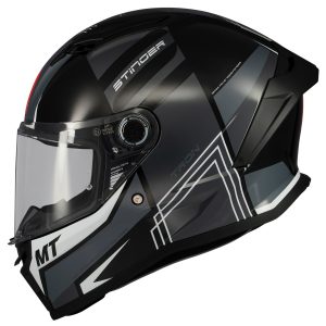 MT Stinger 2 Tron Motorcycle Helmet – Black MT Stinger 2 Tron Motorcycle Helmet Black 1