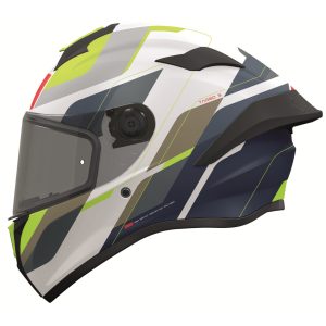 MT Targo S Blaster Motorcycle Helmet Fluo Blue 1