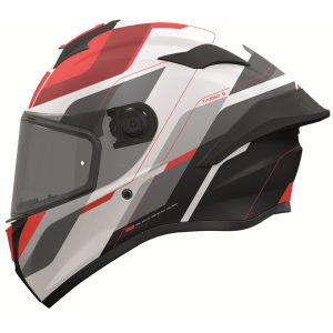 MT Targo S Blaster Motorcycle Helmet Red 1