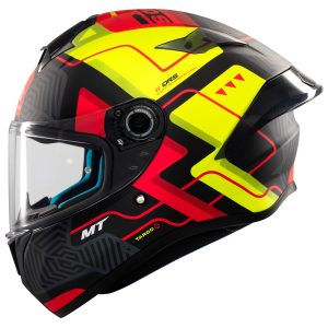 MT Targo S Brik Motorcycle Helmet Fluo 1
