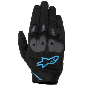 Alpinestars SP-X 1 Motorcycle Gloves Black Blithe blue 1