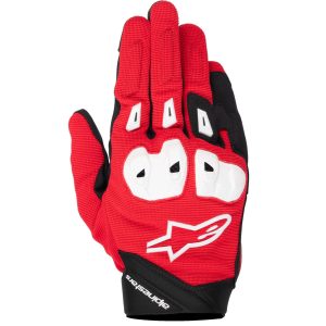 Alpinestars SP-X 1 Motorcycle Gloves Bright Red Black White 1