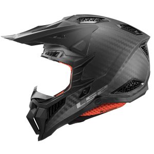 LS2 MX703C X-Force Pro FIM Helmet – Matt Carbon LS2 MX703C X-Force Pro FIM Plain Motorcycle Helmet 1