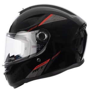 MT Hummer S Plain Motorcycle Helmet – Black MT Hummer S Solid Motorcycle Helmet Gloss Black 1