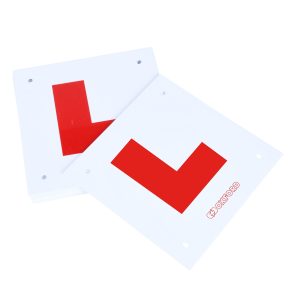 Oxford Motorcycle Rigid L Plate 20 Pack