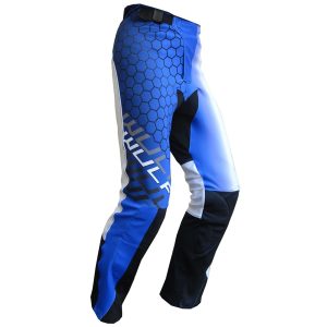 Wulfsport Adults Connect Trials Trousers - Blue White 1