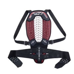 Alpinestars Nucleon Plasma Back Protector Black White Red 1