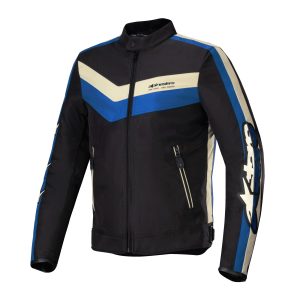 Alpinestars T-Dyno WR Motorcycle Jacket Black Blue Ecru 1