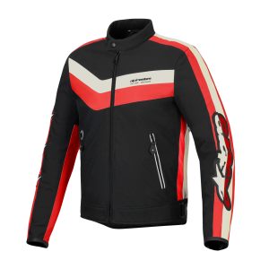Alpinestars T-Dyno WR Motorcycle Jacket Black Bright Red Ecru 1