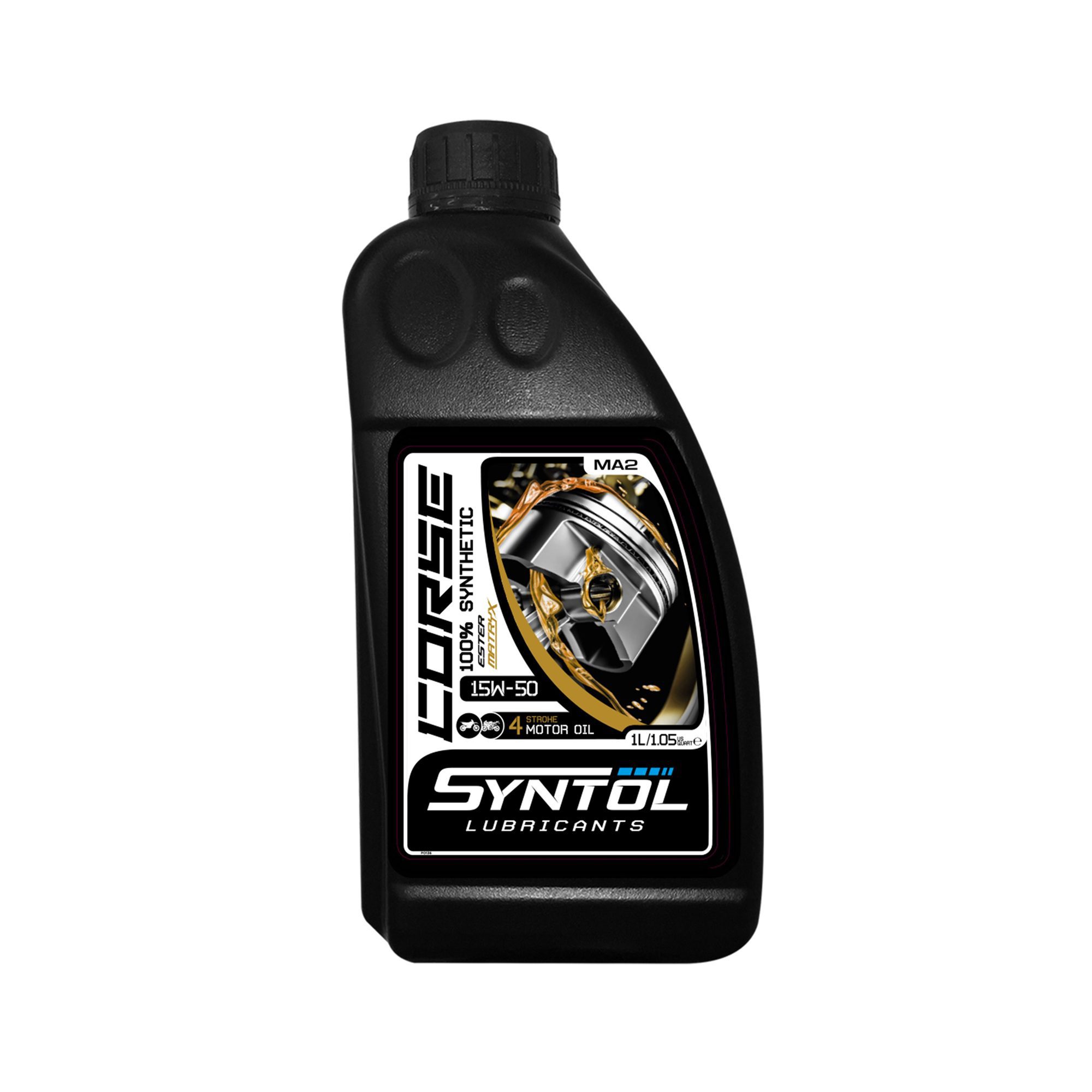 Syntol Corse 4T 15W 50 fully Synthetic Motorcycle Oil 1L