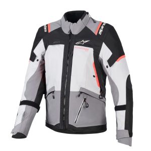 Alpinestars Stella Andes v4 Drystar Motorcycle Jacket Dark Grey Ice Grey Black 1