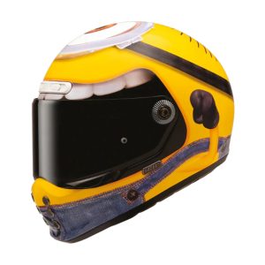 HJc V10 stuart Minions MC3 Motorcycle Helmet Yellow 1