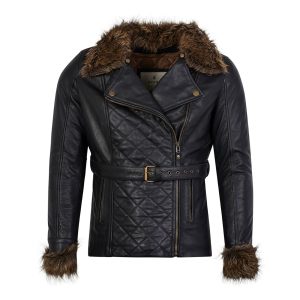 Spada Lancer Women’s Leather Motorcycle Jacket – Black Spada LAncer Women's Leather Motorcycle Jacket 1