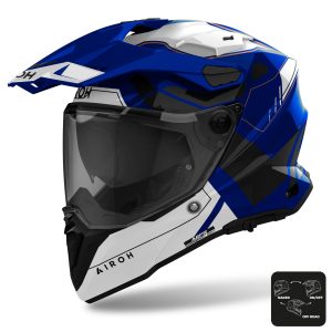 Airoh Commander 2 Reveal Motorcycle Helmet – Blue Airoh Comander 2 Reveal Motorcycle Helmet 1