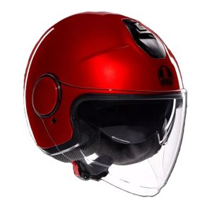 AGV Eteres Plain Motorcycle Helmet - Corsa Red 1