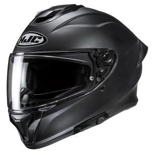 HJC C71 Plain Motorcycle Helmet Matt Black 1