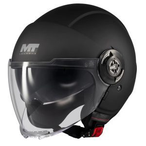 MT Viale S Pure Motorcycle Helmet Matt Black 2