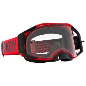 Oakley Airbrake MX Goggles Red Clear Lens 1