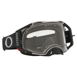 Oakley Airbrake Tuff Blocks MX Goggles Black Gunmetal Clear Lens 1