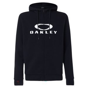 Oakley Bark 2.0 Full Zip Hoodie Black White 1