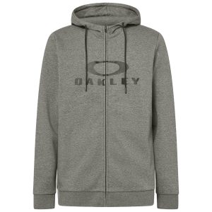 Oakley Bark 2.0 Full Zip Hoodie New Athletic Grey 1