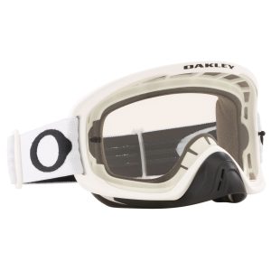 Oakley O-Frame 2.0 Pro MX Goggles Matt White Clear Lens 1