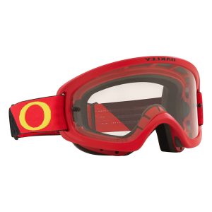 Oakley O-Frame 2.0 Pro XS MX Goggles Heritage Red Yellow Clear Lens 1