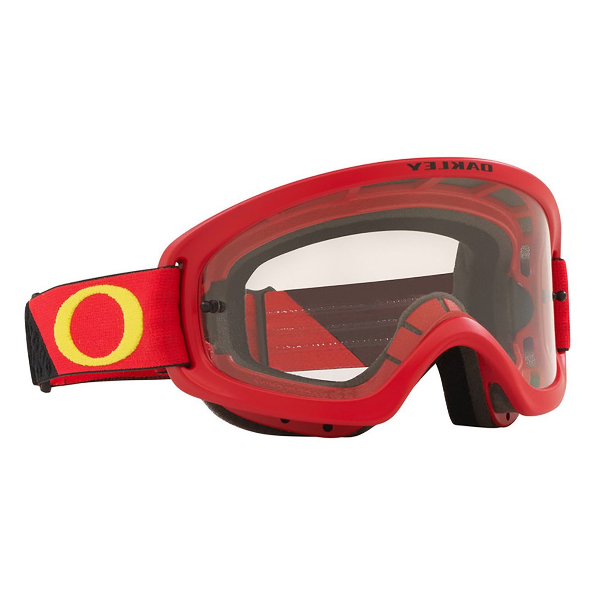 Oakley O-Frame 2.0 Pro XS MX Goggles Heritage Red Yellow Clear Lens 1