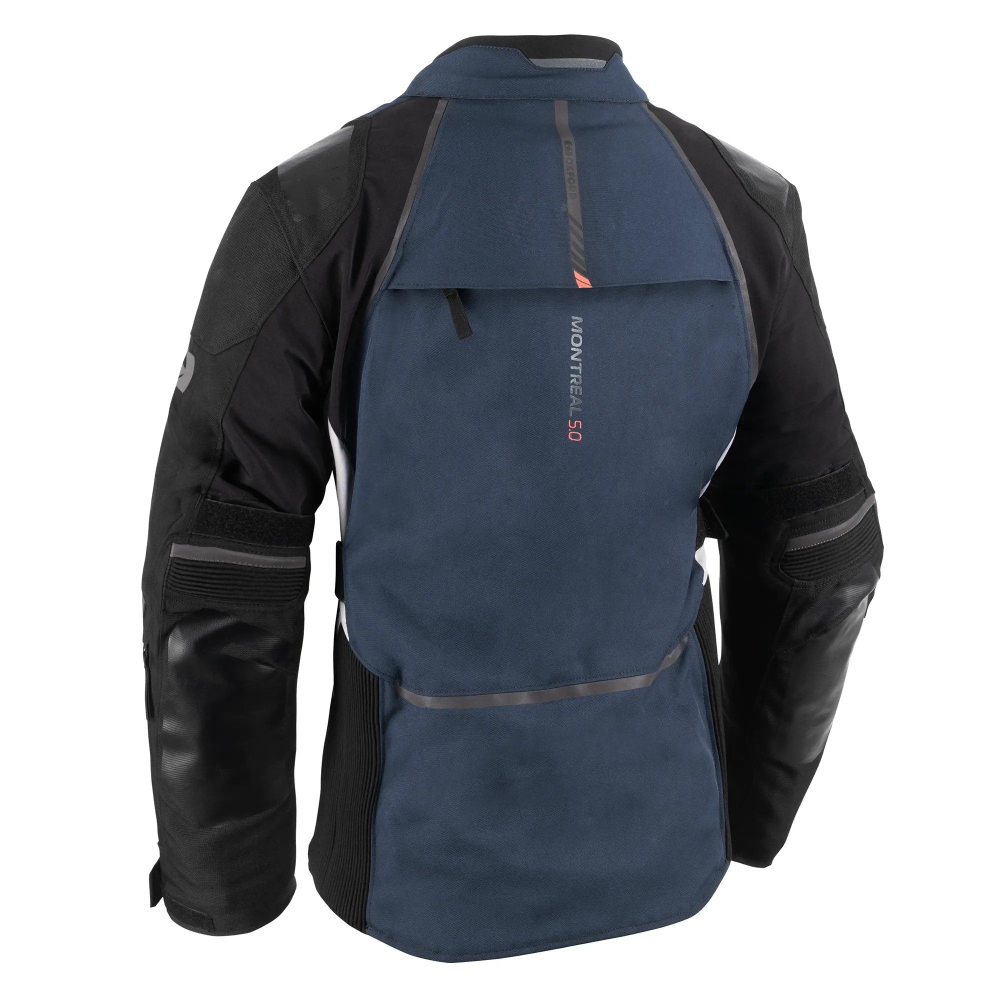 Oxford Montreal 5.0 Women's Motorcycle Jacket - Stealth Blue Black Coral 2