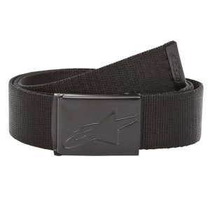 Alpinestars Ageless Web Motorcycle Belt – Black/Black Alpinestars Ageless Web Motorcycle Belt - Black Black 1