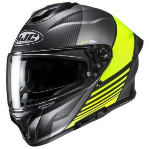 HJC C71 Morix Motorcycle Helmet Yellow 1