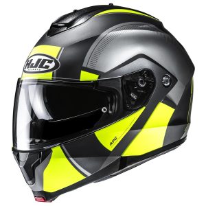 HJC C91N Jyn Motorcycle Helmet - Yellow 1