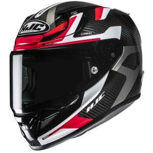 HJC RPHA 12 Carbon Xentra Motorcycle Helmet - Red 1