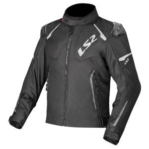 LS2 Zoom Waterproof Motorcycle Jacket – Black LS2 Zoom Motorcycle Jacket Black 1