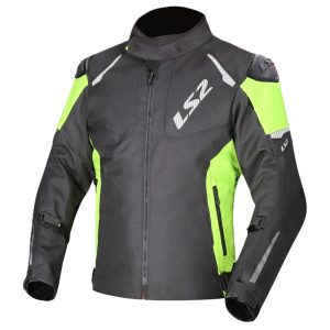 LS2 Zoom Waterproof Motorcycle Jacket – Black/Yellow LS2 Zoom Motorcycle Jacket - Black yellow 1