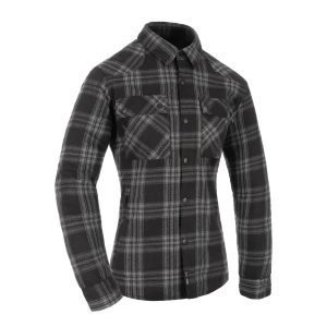Oxford Kickback 3 Women’s Motorcycle Shirt – Grey Oxford Kickback 3.0 Women's Motorcycle Shirt - Black 1