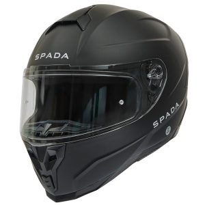Spada Raiden 2 Plain Motorcycle Helmet Matt Black 1.1