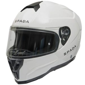 Spada Raiden 2 Plain Motorcycle Helmet White 1.1