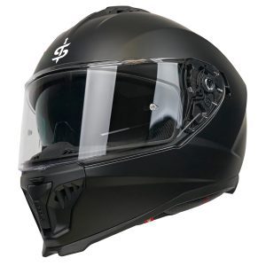 Spada SP18 Plain Motorcycle Helmet Matt Black 1.1