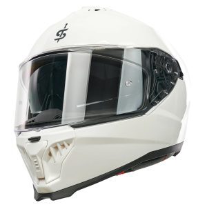 Spada SP18 Plain Motorcycle Helmet White 1.1