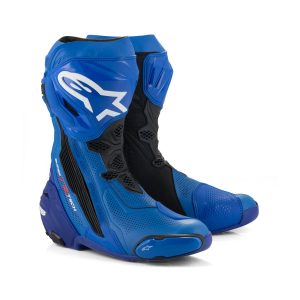 Alpinestars Supertech R Vented Motorcycle Boots - Blue Black 1
